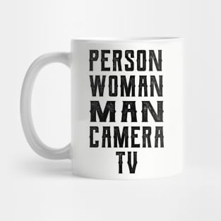 Person Woman Man Camera Tv mask Mug